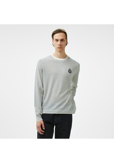 The Kooples Classic Erkek Beyaz Sweatshirt