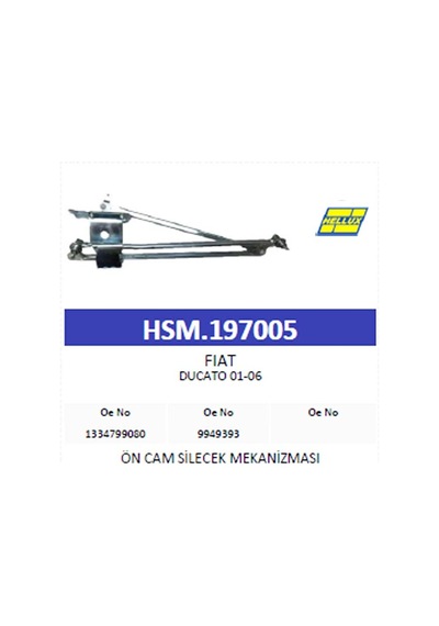 Ön Cam Silecek Mekanizması Peugeot Boxer-jumper 01