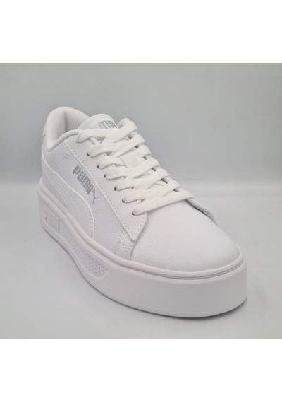 Puma Smash Platform V3 Tdp Beyaz Kadın Sneaker Spor Ayakkabı Beyaz