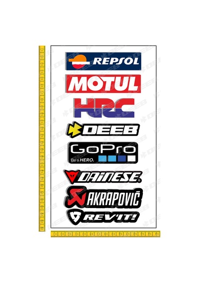 deeb Honda Cbr Motorcu Sticker Seti