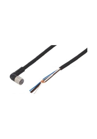 Telemecanique Xzcp1041l5 ,m8-4p Açılı 5mt Pur Sensör Kablo