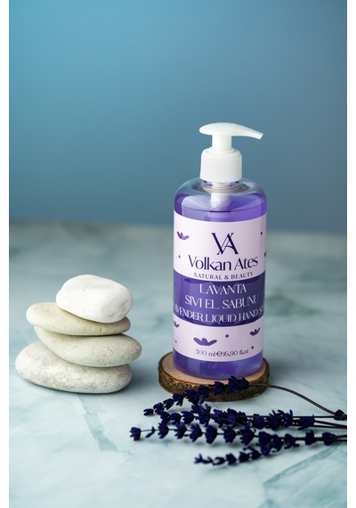 Volkan Ates Natural & Beauty Lavanta Yağlı Sıvı El Sabunu 500 ML
