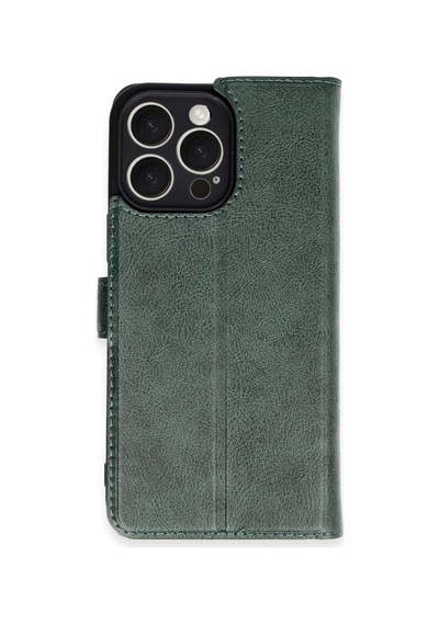 Apple, Uyumlu iPhone 16 Pro Max Kılıf Trend S Plus Kapaklı Kılıf - Yeşil