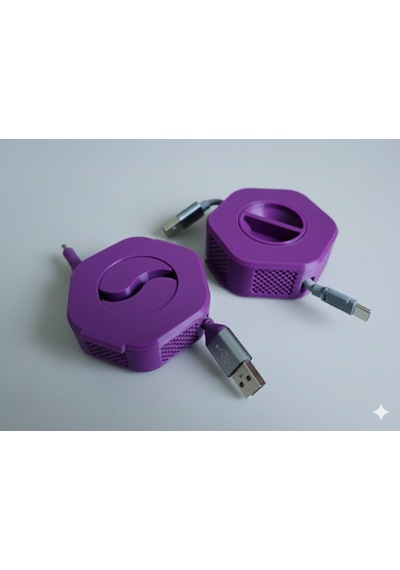 3d Baskı Kablo Makarası, Kablo Toplayıcı, Şarj Kablo Makarası, Taşınabilir Kablo Düzenleyici, Telefon Kablosu Makarası