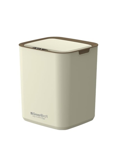 Sensörlü Çöp Kovası Şarjlı Akıllı, Krem, 22 Litre, Gt-sc05k Çok Renkli