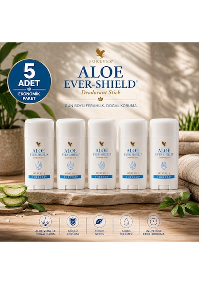 Forever Aloe Ever - Shield Stick Deodorant 5 x 92 G