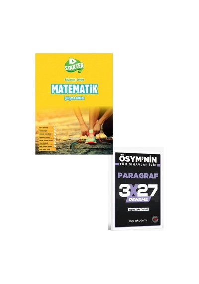 2027 Okyanus 2027 Tyt Starter Matematik Çalışma Kitabı+ Evp Akademi Paragraf