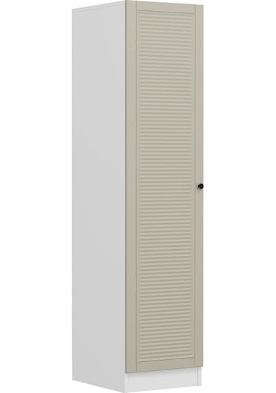 Minar Kale 1 Kapaklı Dolap Mebran Panjur 210cm - Beyaz/kumtaşı - Askılıklı Çok Renkli Minar Kale 1 Kapaklı Dolap Mebran Panjur 210cm - Beyaz/kumtaşı - Askılıklı Çok Renkli