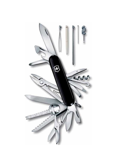 Victorinox 1.6795.3 Swisschamp (33) Kamp Çakı Siyah
