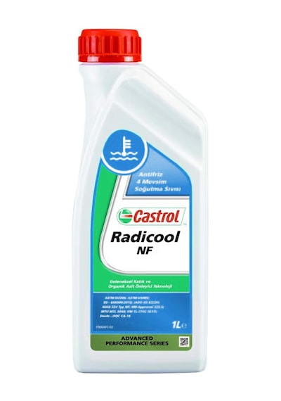 Castrol Radicool Nf 1 Litre 4 Mevsim Mavi Antifriz Soğutma Sıvısı