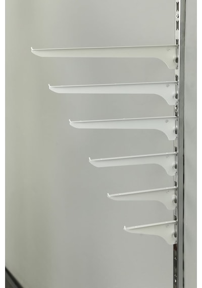Uzmangrupraf Uzman Grup Raf Beyaz Raf Kolu-Destek-15-20-25-30-40Cm Raf Desteği