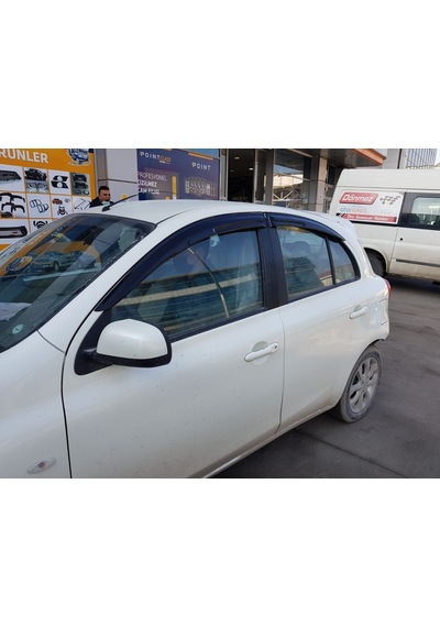 Nissan Micra Mügen Cam Rüzgarlığı 2011 - 2018 Arası 4 Lü N11.16199