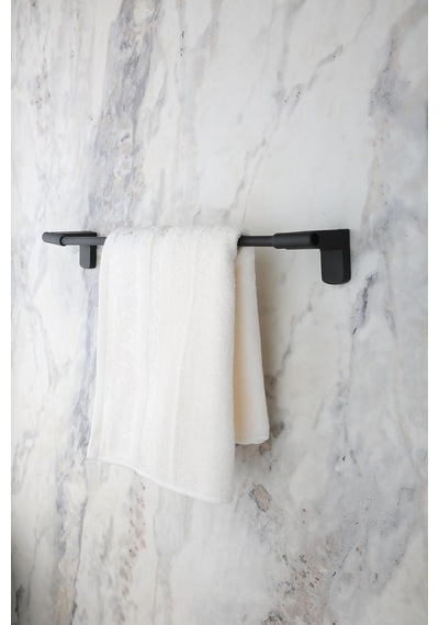 Alper Banyo F1 Model Uzun Havluluk 40 Cm - Pütürlü Mat Siyah Paslanmaz Çelik Duvara Monte Banyo Havl Sku: Smg8690010230256 Diğer