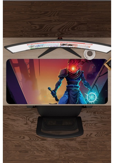 Dead Cells Kaymaz Dikişli Kauçuk Oyuncu Mousepad V5 - 90x40 Xxl Gaming Mouse Pad Fare Altlığı