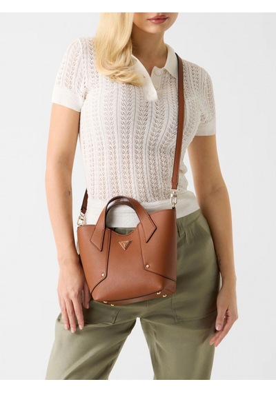 Guess Darcy Mini Kadın Kahverengi El Çantası Hwbg9914750-cog Kahverengi
