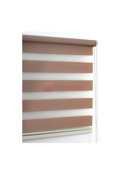 Buperde Açık Kahverengi (Sütlü Kahve) Eko Zebra Stor Perde