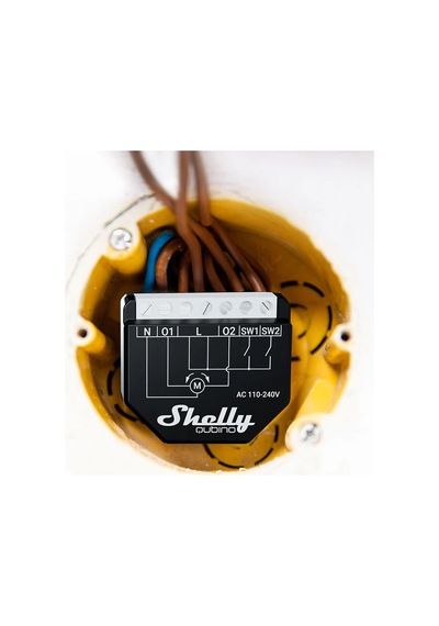 Shelly Wave Shutter Z-wave Enerji Ölçümlü Akıllı Panjur Ve Perde Kontrol Rölesi