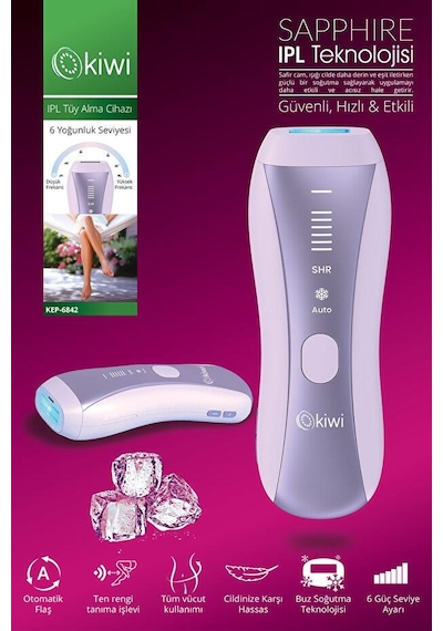 Kiwi Kep-6842 Ipl Lazer Epilasyon Cihazı