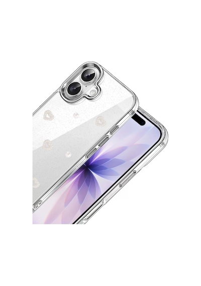 Newface Apple İphone 17 Fiyonk Desenli Kapak - Desen 10 Şeffaf