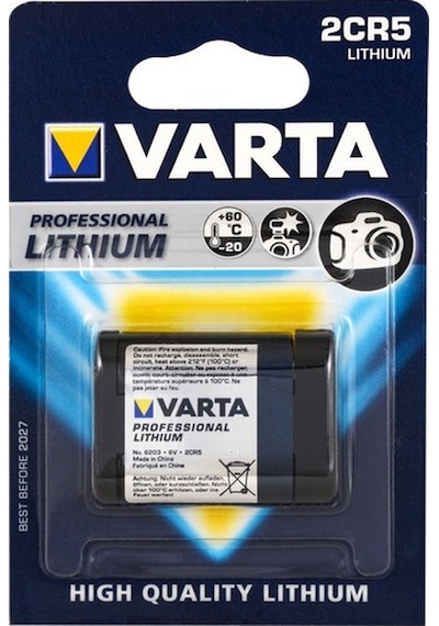 Varta 2Cr5 6V Lithium Pil Tekli Kart