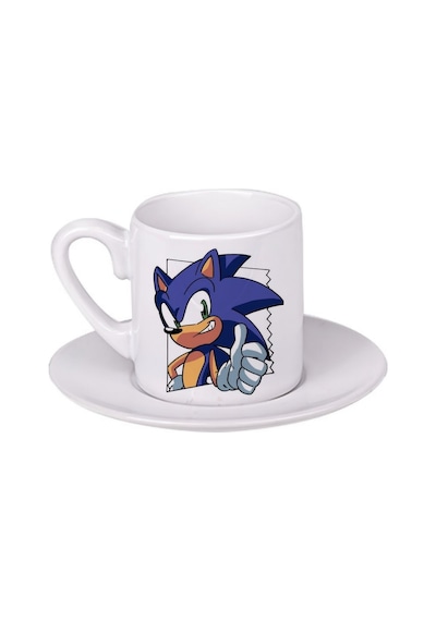 Sonic Türk Kahvesi Fincanı Beyaz
