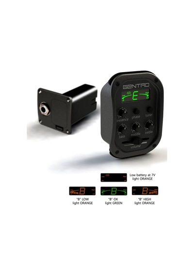 Gentro G7Tu 4 Band Ekolayzer. Tuner ve Saz için Eşik Altı Manyeti