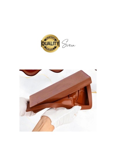 10 Bölmeli Dubai Çikolatası Kalıbı Silikon Bpa Free Kek Yapma Yıkanabilir Isıya Dayanıklı Esnek Standart