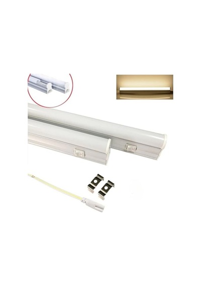 Mutfak Tezgah Altı Led Bant Armatür - 31.5 Cm, 5 Watt 10 Parça Siyah