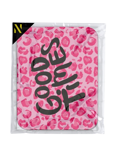 Leopar Desenli Good Times Ergonomik Mouse Pad Kaymaz Tabanlı, Renkli Ve Konforlu Tasarım Pembe