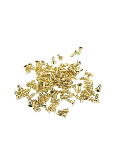 Sarı 1000 Adet Klips Vidası 2,2x6,5 Mm Yhb - Konik Başlı Kutu, Sandık, Ayak, Askı, Mini Vida 6,5 Mm