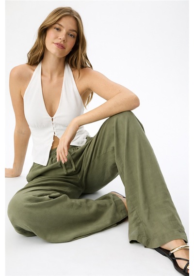 Fashion Friends Bayan Pantolon 26y0608k1 Haki