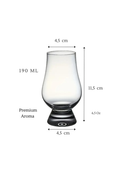 Lotus Viski Tadım Kadehi 190 Ml 6,5 Oz Premium Aroma 1 Adet Beyaz