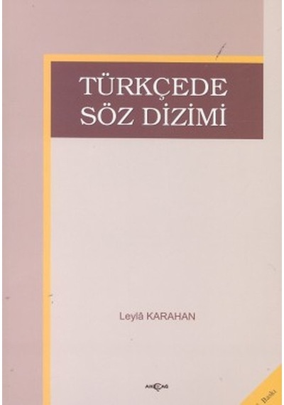 Türkçede Söz Dizimi - Ccgx-898056