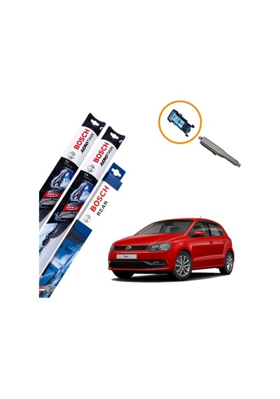 Vw Polo Muz Silecek Takımı Ön ve Arka Bosch Aerotwin 2005-2009