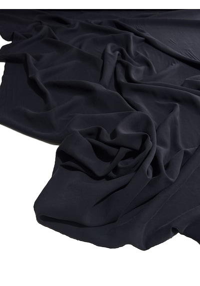 Premium Tencel Cupro Kumaş En 140 Cm Yumuşak Ve Dökümlü Lacivert