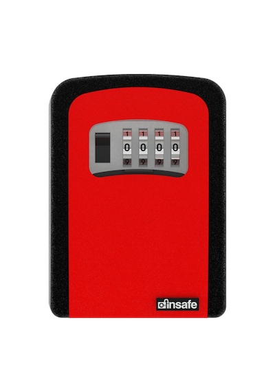 Insafe Isc803Key Şifreli Anahtar Kutusu - Anahtar Dolabı - Kasa Kirmizi