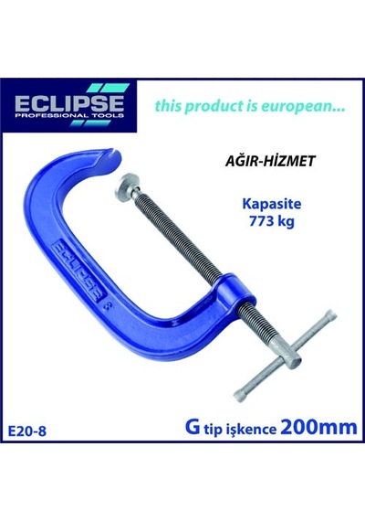 Eclipse E20-8 G Tip Ağır Hizmet İşkence 200 MM