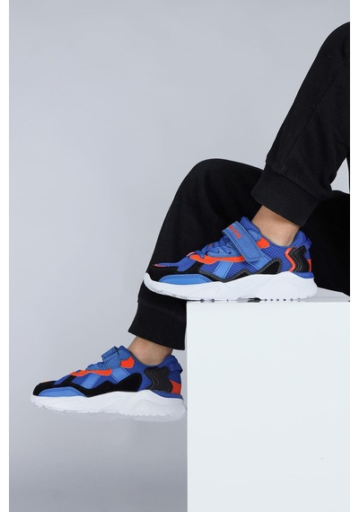 Jump 29189 Cırtlı Üniseks Çocuk Sneaker Günlük Spor Ayakkabı Saks Mavi Saks Mavi