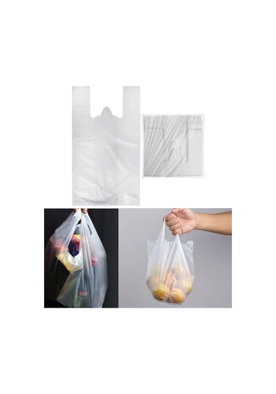 Tedar Şeffaf Atlet Poşet Orta Boy 28x50 Cm 1 Paket Takriben 200 Adet Najmaddin