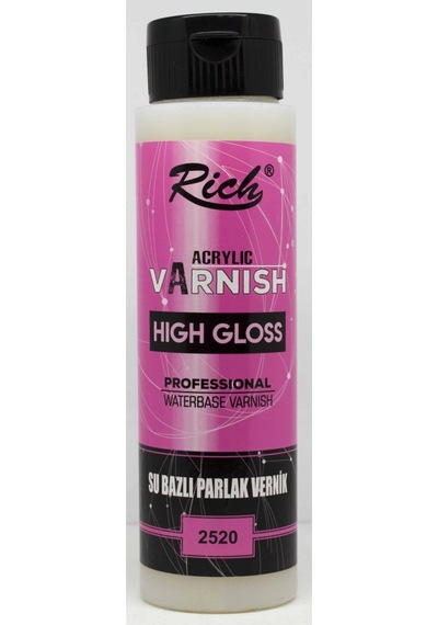 Acrylıc Varnısh Su Bazlı Parlak Vernik 500cc Parlak Vernik