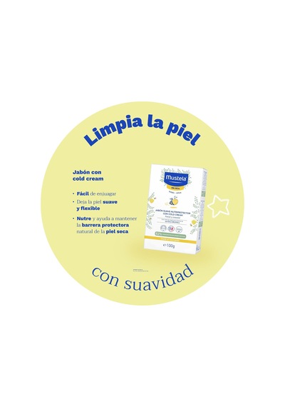 Mustela Mustela Kuru Ciltler İçin Cold Cream İçeren Sabun 100g 1 Paket