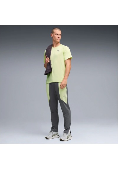 Puma M Pwrtraın Fabrıc Mıx Erkek T-shirt 528535-24 Kırmızı