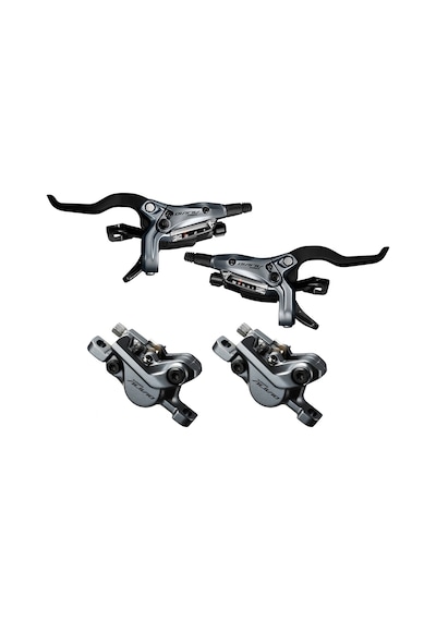 Shimano Alivo St-m4050+br-m4050 3v H.disk Ön Fren Vites Seti Siyah