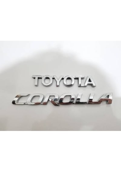 Toyota Corolla Yazı Arma 2003 Sonrası 2 Adet-Yüksek Kalite (458245429)