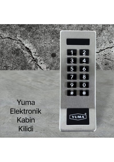 Yuma Elektronik Şifreli Kabin Kilidi