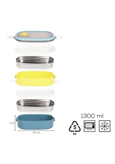 Porsima 66729 Stainless Steel Vakumlu Lunch Box Sefer Tası 1300 ML