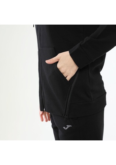 Joma 6231305-siyah Kadın Önden Fermuarlı Sweat