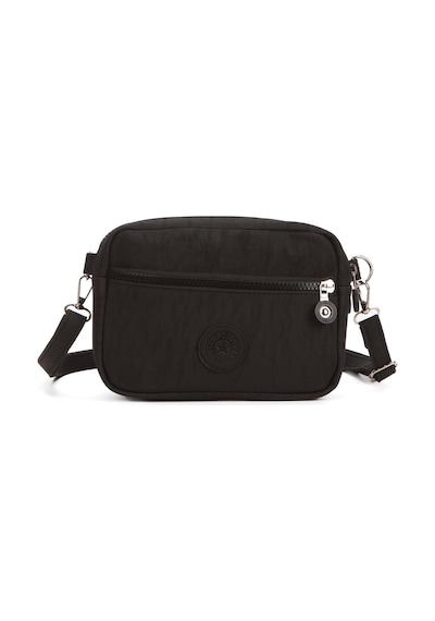 Adelina Bags Çapraz Askılı Günlük Üç Bölmeli Kadın Omuz Çantası Siyah