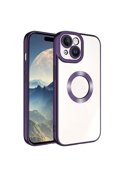 İphone 15 İle Uyumlu Kılıf Mor Disk Kapak Kamera Korumalı İphone 15 İle Uyumlu, Mor Sku: Zeusb0cks2j8z5