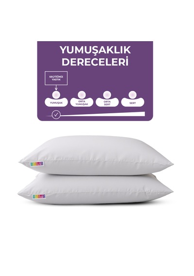 Mikro Silikon Uyku Yastığı Beyaz